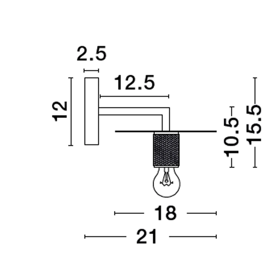 Бра ROYAL Nova Luce 9501238, зображення 3
