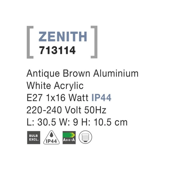 Бра Nova Luce ZENITH 713114, зображення 3
