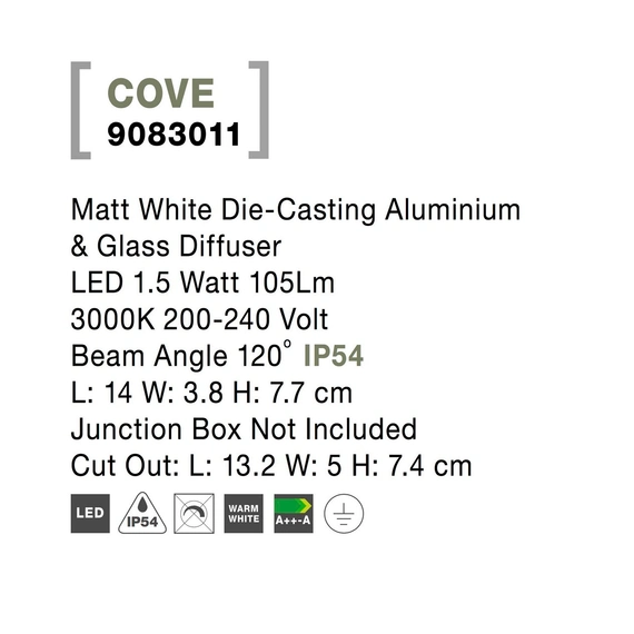Підсвітка сходів Nova Luce COVE 9083011, зображення 4