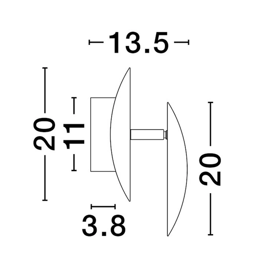 Бра Nova Luce SOLEI 9006080, зображення 4