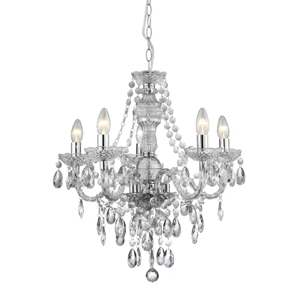 Люстра Searchlight Marie Theresa 8885-5CL