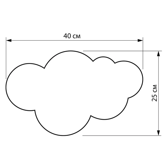 Бра Сloudlet 605140.01.93, изображение 2