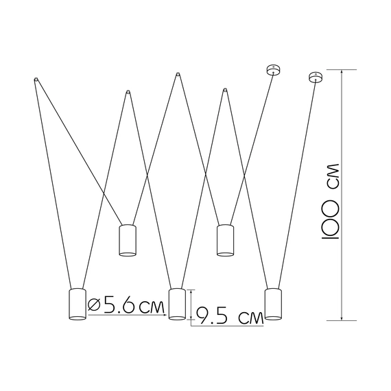 Люстра ImperiumLight Accent 139510.01.01, зображення 2