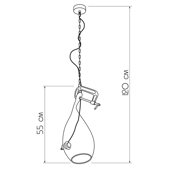 Підвісний світильник ImperiumLight Wineglass 476155.12.00, зображення 2