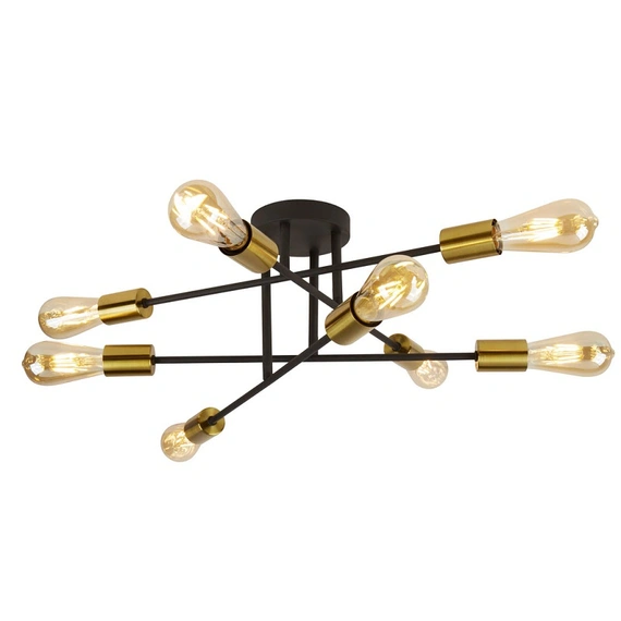 Люстра Searchlight ARMSTRONG 8048-8BK