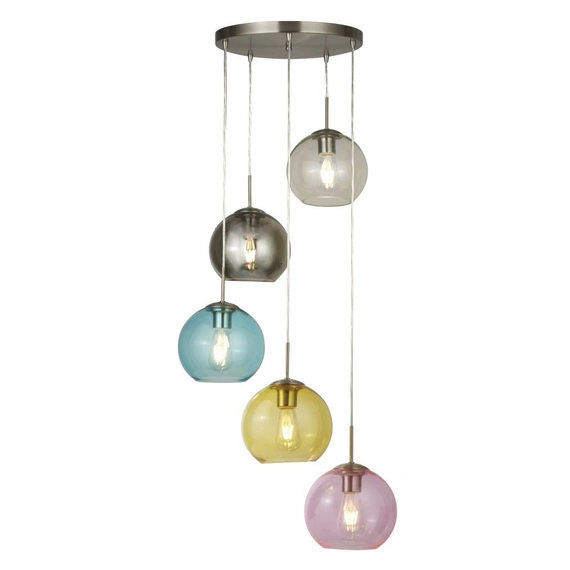 Люстра Searchlight MARDI GRAS 8135-5SS