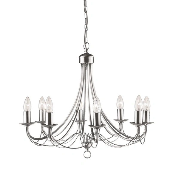 Люстра Searchlight Maypole 6348-8SS