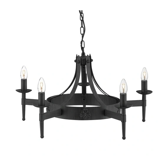 Люстра Searchlight Cartwheel 2425-5BK