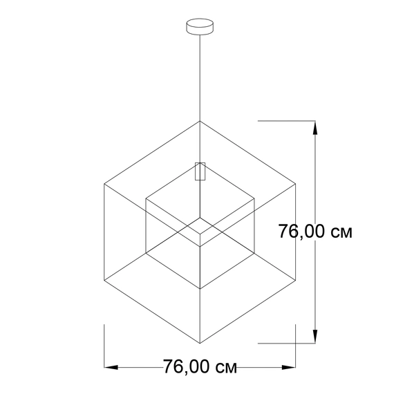 Підвісний світильник In Cube 79176.05.05 ImperiumLight, зображення 2