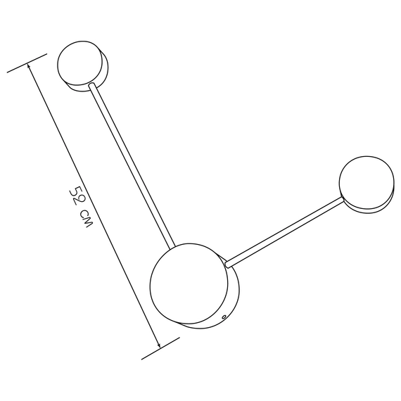Настінний світильник ImperiumLight Antenna 422252.01.93, зображення 2