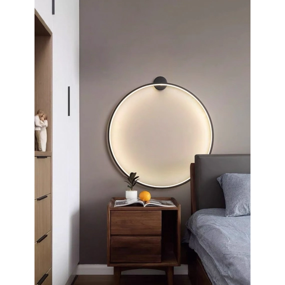 Настінний світильник Round Led Black D-600, изображение 4