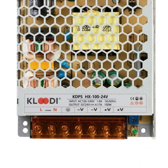 Блок живлення 100W, 24V. IP20 KLOODI KDPS-HX 100 24V, изображение 2