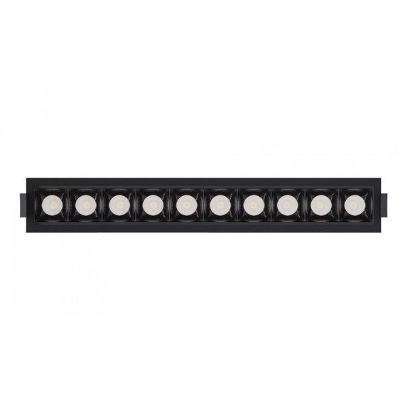 Світильник точковий врізний KLOODI KD-POINT 10X2 20W 4K BK, зображення 3