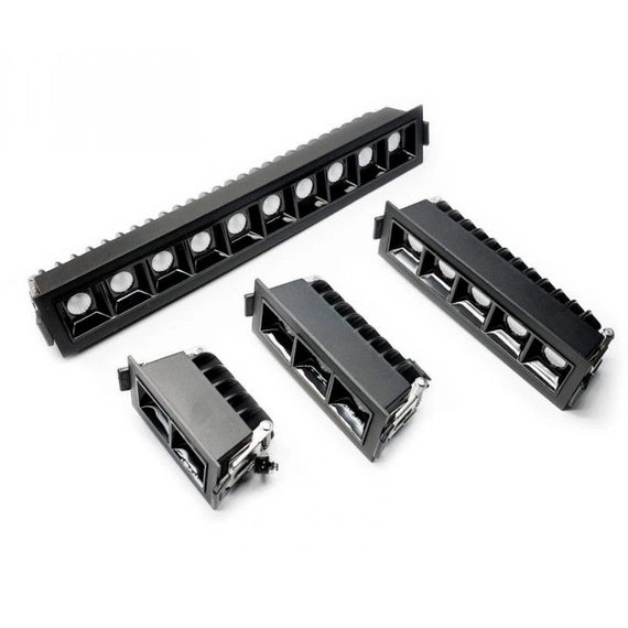 Світильник точковий врізний KLOODI KD-POINT 10X2 20W 3K BK, изображение 2