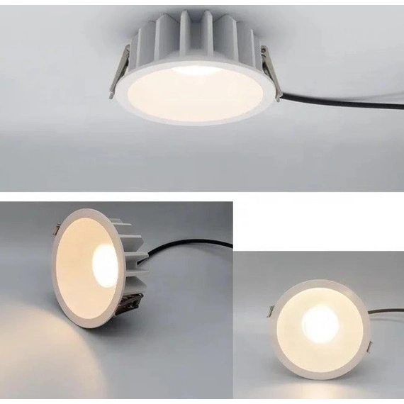 Светильник точечный врезной KLOODI KD-SEMI242 9W 3K WH, изображение 3