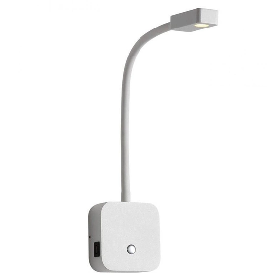 Бра USB KLOODI DECO WA-SNAKE SQ565 3K WH
