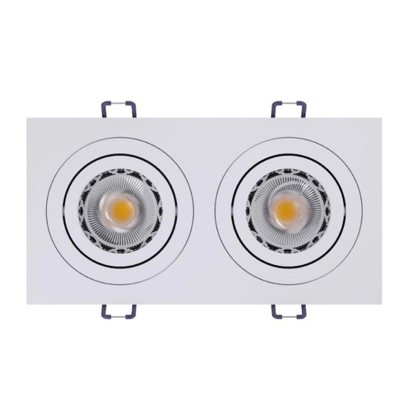 Светильник точечный врезной KLOODI KD-BASE SQ92x175 GU10 WH, изображение 4