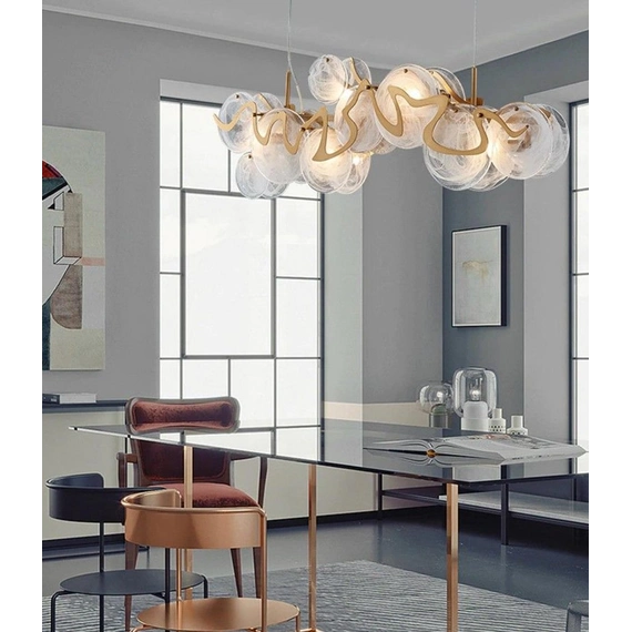 Люстра KLOODI DECO CH-AL0908 GD/WH, изображение 3