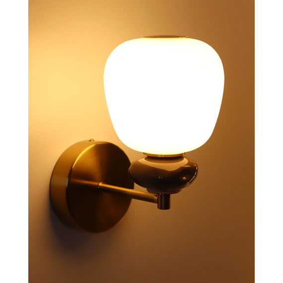Бра, настінний світильник Nowodvorski 11703 Ceramic LED 1x8W 3000K 650Lm IP20 латунний, зображення 5