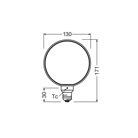 Світлодіодна лампочка Osram 4058075846104 Vintage LED E27 DIM 1x4W 1800K 110Lm IP20, изображение 5