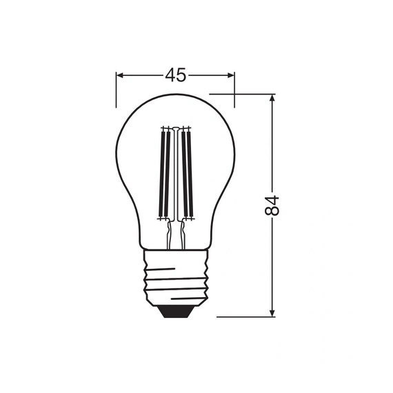 Світлодіодна лампочка Osram 4099854468070 E27 1x3.4W 4000K 470Lm IP20, зображення 4