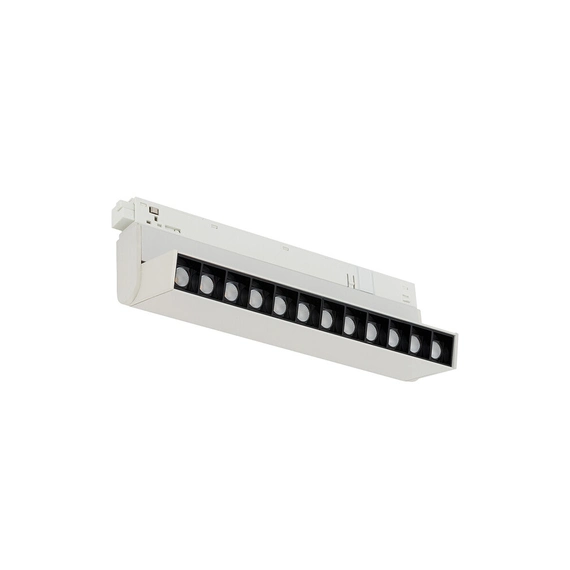 Магнітний трековий світильник Nowodvorski 11634 LVM Focus Out LED 1x9W 3000K 800Lm IP20 білий