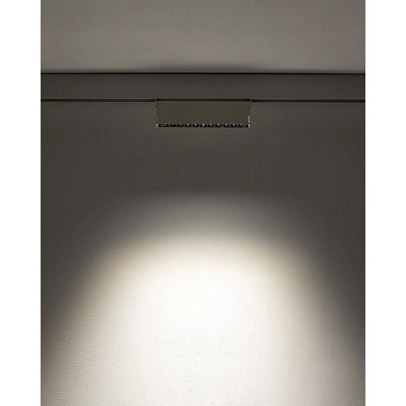 Магнітний трековий світильник Nowodvorski 11634 LVM Focus Out LED 1x9W 3000K 800Lm IP20 білий, зображення 2