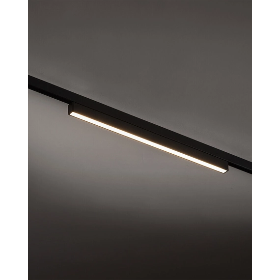 Магнітний трековий світильник Nowodvorski 11743 NANO-LVM Line Out LED 1x10W 3000K 400Lm IP20 чорний, изображение 3