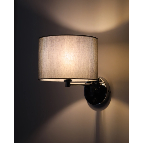 Бра, настінний світильник Nowodvorski 11788 Hotel Mood E14 1x10W IP20 сірий, изображение 3