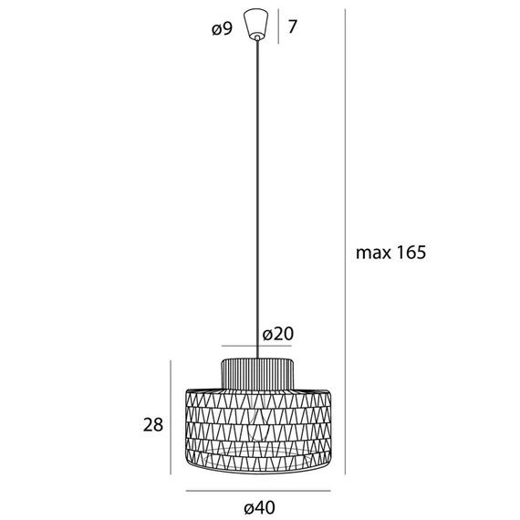 Люстра MAXlight RAFFLE P0587, зображення 3