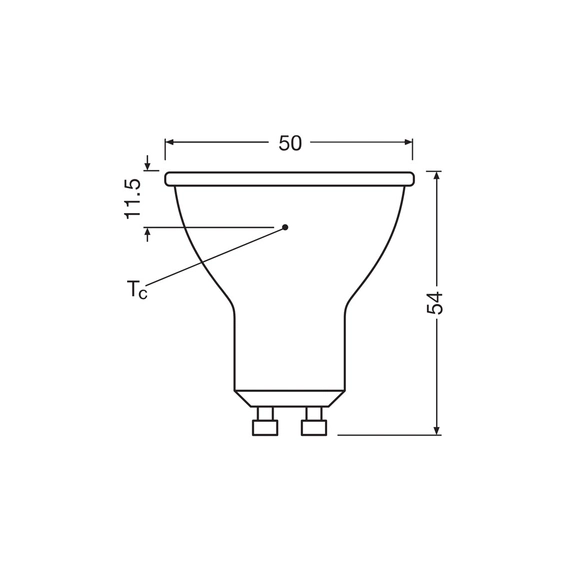 Світлодіодна лампочка Osram 4058075096660 LED GU10 MR16 1x6.9W 4000K 575Lm IP20, зображення 4