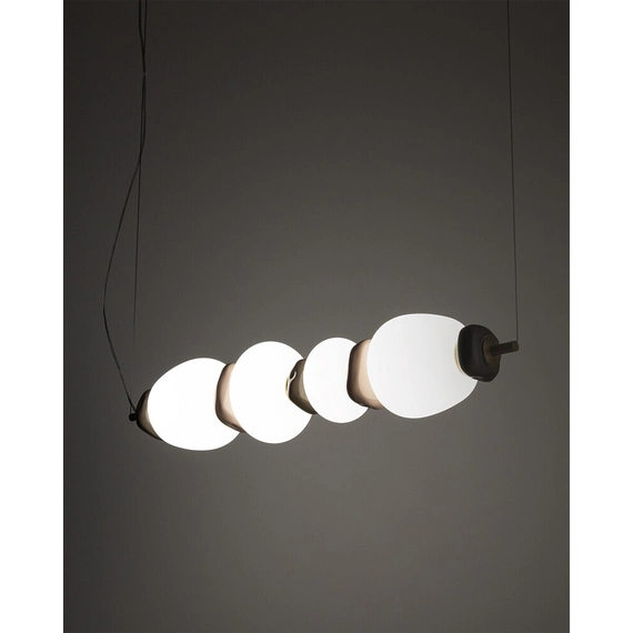 Підвісний світильник, люстра Nowodvorski 11700 Ceramic Horizontal LED 1x22W 3000K 1750Lm IP20 білий, зображення 2