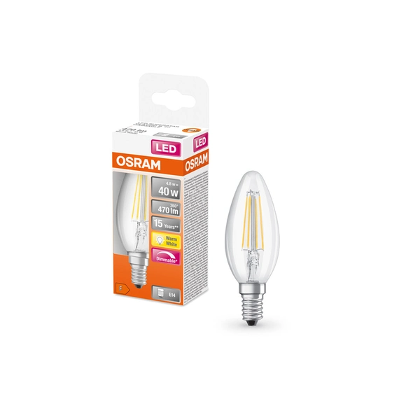 Світлодіодна лампочка Osram 4058075437043 LED E14 DIM 1x4.8W 2700K 470Lm IP20, зображення 5