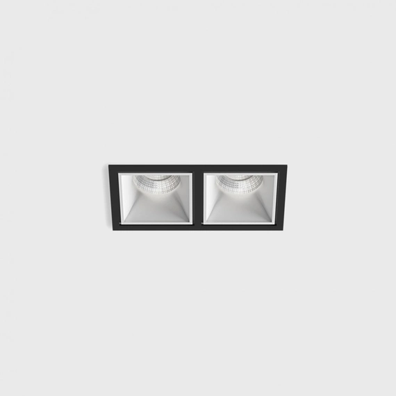 CELL 2, L173mm, W90mm, H82mm, LED 2 x 9W, 4000К, білий/чорний (01.20F2.20.940.BK)
