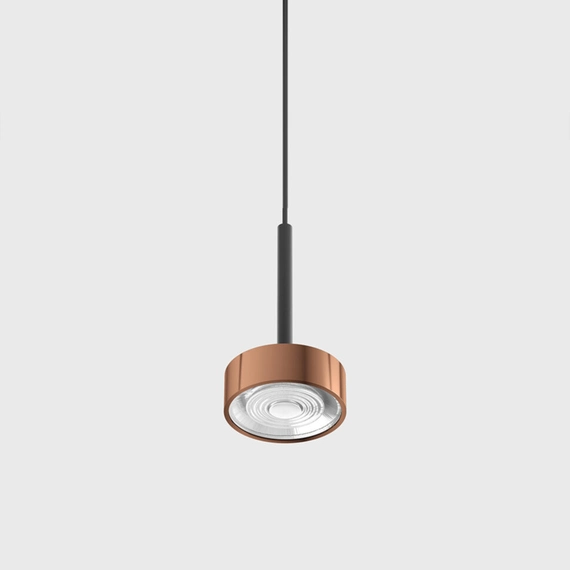 SOL MINI P NANO, D75mm, H135mm, 7W LED, 24°, 4000K, IP20, чорний/мідь (03.7532.7.940.BK/CP), изображение 3