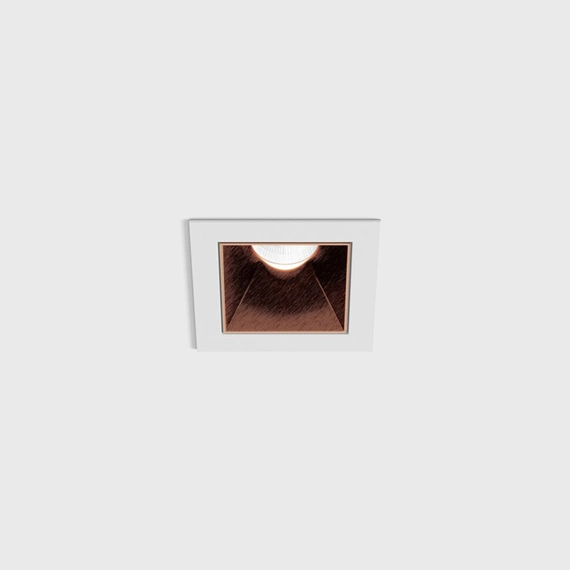 NANO S, L48мм, W48мм, H67мм, LED 8W 2700K, білий/мідний (01.3911.8.927.WH/CP)