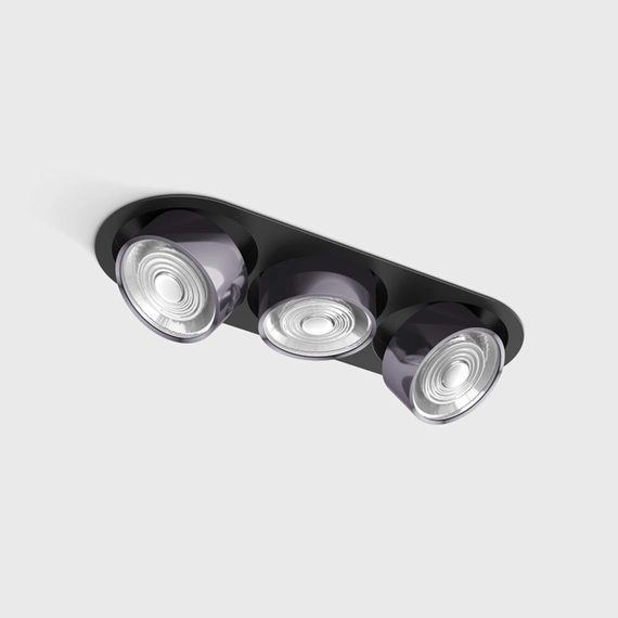 SOL IN MINI X3, L301mm, W111mm, H50mm, LED 3x7W, 3000K, чорний/diamond black (01.7523.21.930.BK/DB)