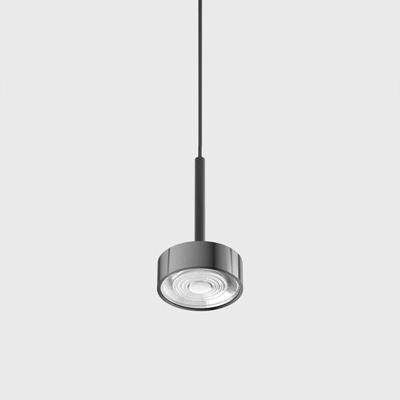 SOL MINI P NANO, D75mm, H135mm, 7W LED, 24°, 3000K, IP20, чёрный/хром (03.7532.7.930.BK/CR), зображення 3