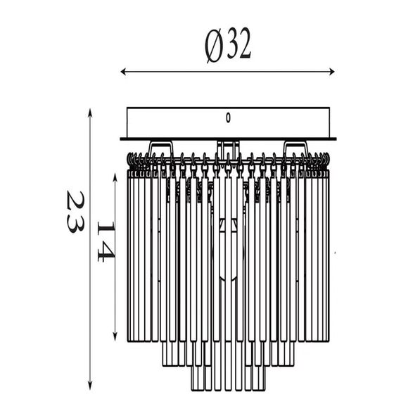 Люстра Searchlight SWIZZLE 55620-320SM, зображення 3