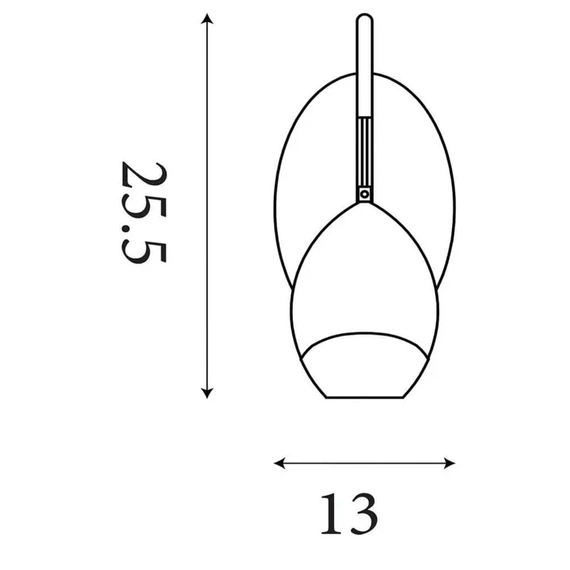 Бра Searchlight SEEDS 11142-1LT, зображення 3