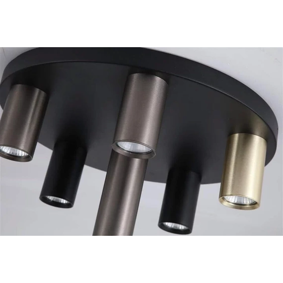 Стельовий світильник Searchlight TUBES 50570-6BK, изображение 2