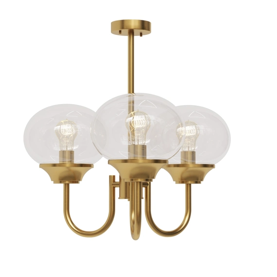 Люстра PikArt Brass&Glass 36720-1, изображение 2