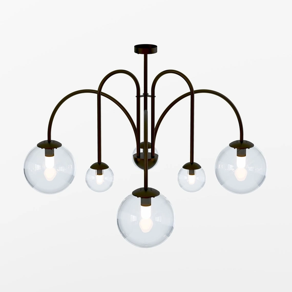 Люстра PikArt Brass&Glass 38399-1, изображение 5