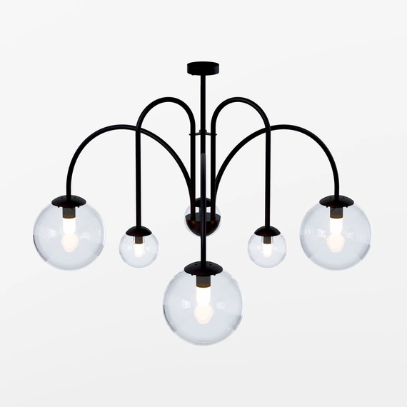 Люстра PikArt Brass&Glass 38399-7, изображение 7