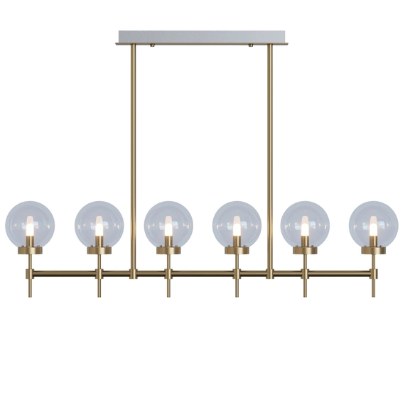 Люстра PikArt Brass&Glass 31104-6, изображение 3