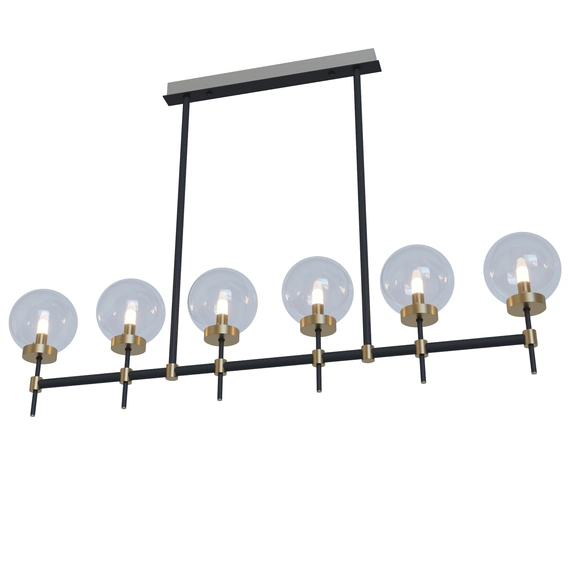 Люстра PikArt Brass&Glass 31104-7, изображение 8