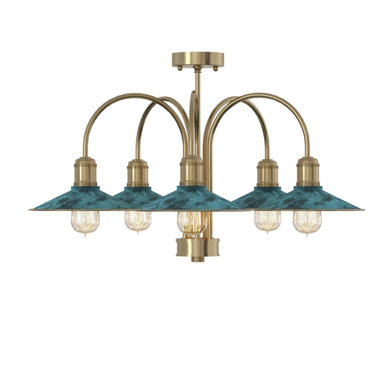 Люстра PikArt Brass&Glass 34875-6, изображение 2
