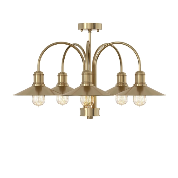 Люстра PikArt Brass&Glass 34875-5, зображення 4