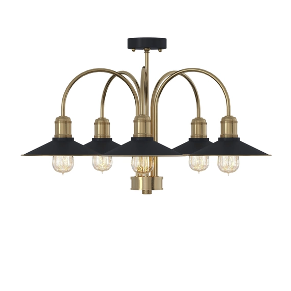 Люстра PikArt Brass&Glass 34875-7, изображение 6