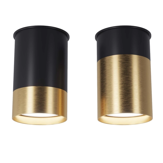 Точковий світильник Pikart BP BLACK/WHITE GOLD 25584-3, зображення 2